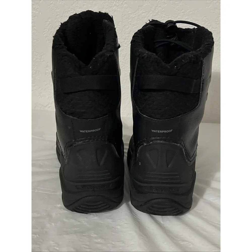 Columbia Big Kids Bugaboot Celsius Waterproof 400g Winter Boots Sz 6 Black Snow